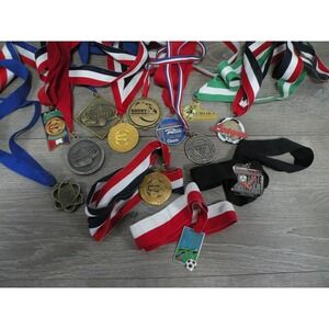 Vintage Youth Soccer Medals Lot - Colorado, Arizona, Holland Tournaments